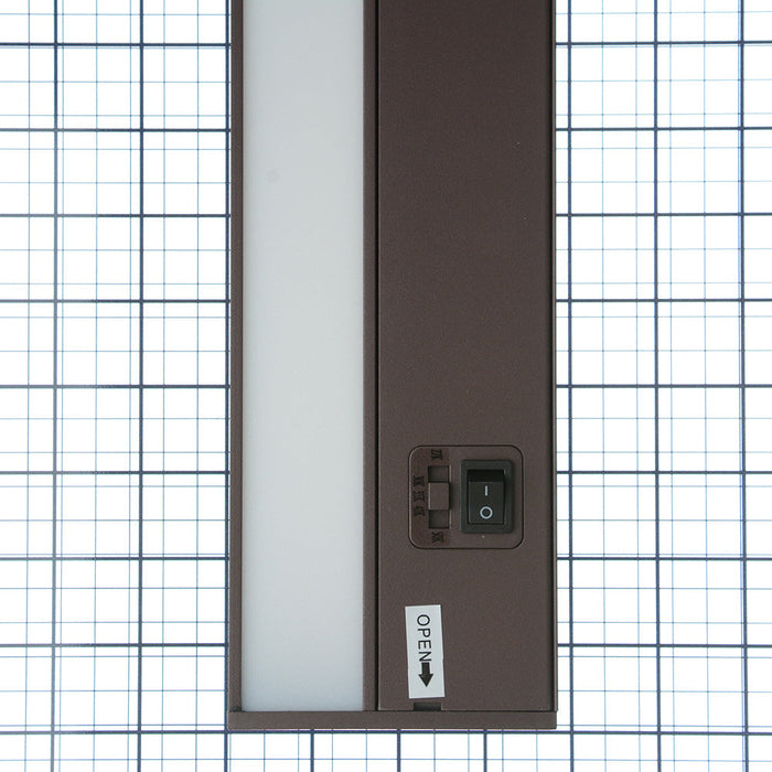 GM Lighting 120V TunableTask LED Undercabinet Light Bar CCT Selectable 2700K/3000K/3500K/4000K/5000K 14W 90 CRI 24 Inch [610Mm] Bronze (UCTUN-24-BZ)