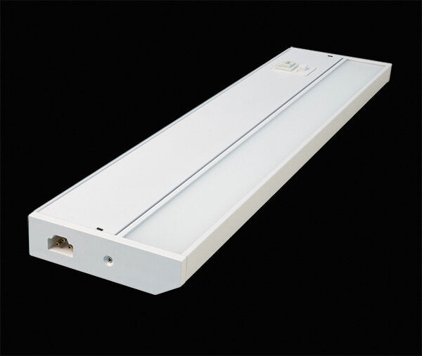 GM Lighting 120V TunableTask LED Undercabinet Light Bar CCT Selectable 2700K/3000K/3500K/4000K/5000K 14W 90 CRI 24 Inch [610Mm] White (UCTUN-24-WH)