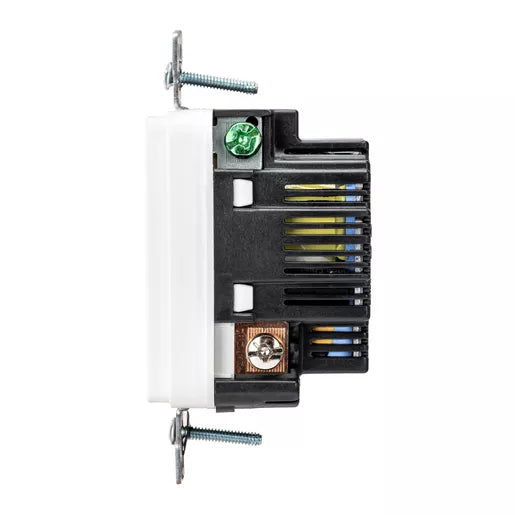 Bryant USB Charger Hospital Grade Receptacle 20A 125V Duplex Power Delivery 55W Type C Ports NEMA 5-2OR White (USB8300CPDW)