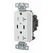 Bryant USB Charger Receptacle 20A 125V Duplex Power Delivery 55W Type C Ports NEMA 5-20R White (USBB20CPDW)