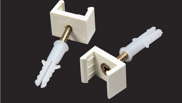 GM Lighting 120V Channel Mounting Clip For Vision120 RGBW Wet Location LED Tape (V120-RGBW-CHL-MC)