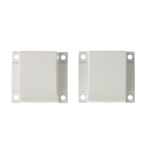 GM Lighting End Cap Covers [2] For Aluminum Channel With Lens White For Vision120 LED Tape (V120-ECC)