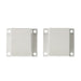 GM Lighting End Cap Covers [2] For Aluminum Channel With Lens White For Vision120 LED Tape (V120-ECC)