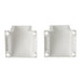 GM Lighting End Cap Covers [2] For Aluminum Channel With Lens White For Vision120 LED Tape (V120-ECC)