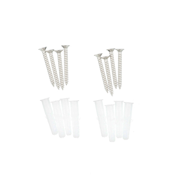 GM Lighting End Cap Covers [2] For Aluminum Channel With Lens White For Vision120 LED Tape (V120-ECC)