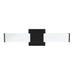 Maxlite 113479 Vanity Bar 18 Inch 20W CCT Selectable 2700K/3000K/3500K/4000K/5000K 120V Triac Dimming 90 CRI Black Finish (VB18LA209BKCS)
