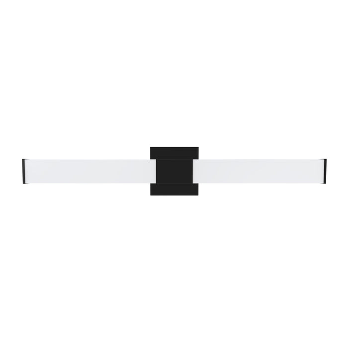 Maxlite 113481 Vanity Bar 30 Inch 28W CCT Selectable 2700K/3000K/3500K/4000K/5000K 120V Triac Dimming 90 CRI Black Finish (VB30LA289BKCS)
