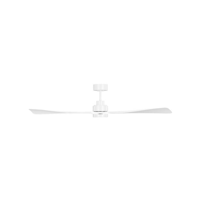 Generation Lighting Trillium Smart 60 Inch LED Ceiling Fan Matte White Finish Matte White Blades (3TRLSM60RZWD)