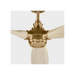 Generation Lighting Valiant Smart 60 Inch Ceiling Fan Burnished Brass Finish Washed White Oak Blades (3VALSM60BBSWWO)