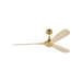 Generation Lighting Valiant Smart 60 Inch Ceiling Fan Burnished Brass Finish Washed White Oak Blades (3VALSM60BBSWWO)