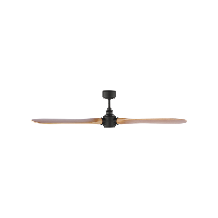 Generation Lighting Valiant Smart 60 Inch Ceiling Fan Matte Black Finish Natural Honey Blades (3VALSM60MBKNH)