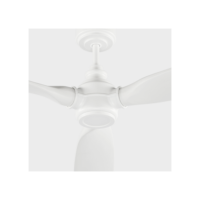 Generation Lighting Valiant Smart 60 Inch Ceiling Fan Matte White Finish Matte White Blades (3VALSM60RZW)