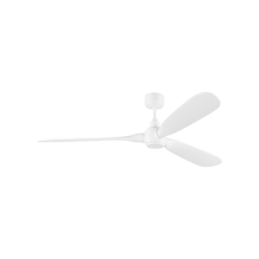 Generation Lighting Valiant Smart 60 Inch Ceiling Fan Matte White Finish Matte White Blades (3VALSM60RZW)