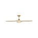 Generation Lighting Selen Smart 52 Inch LED Ceiling Fan Burnished Brass Finish Washed White Oak Blades (3SLNSM52BBSWWOD)