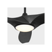 Generation Lighting Selen Smart 52 Inch LED Ceiling Fan Midnight Black Finish Midnight Black Blades (3SLNSM52MBKD)