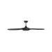 Generation Lighting Selen Smart 52 Inch LED Ceiling Fan Midnight Black Finish Midnight Black Blades (3SLNSM52MBKD)