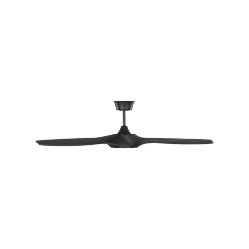 Generation Lighting Selen Smart 52 Inch LED Ceiling Fan Midnight Black Finish Midnight Black Blades (3SLNSM52MBKD)