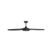 Generation Lighting Selen Smart 52 Inch LED Ceiling Fan Midnight Black Finish Midnight Black Blades (3SLNSM52MBKD)