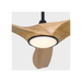 Generation Lighting Selen Smart 52 Inch LED Ceiling Fan Midnight Black Finish Natural Honey Blades (3SLNSM52MBKNHD)
