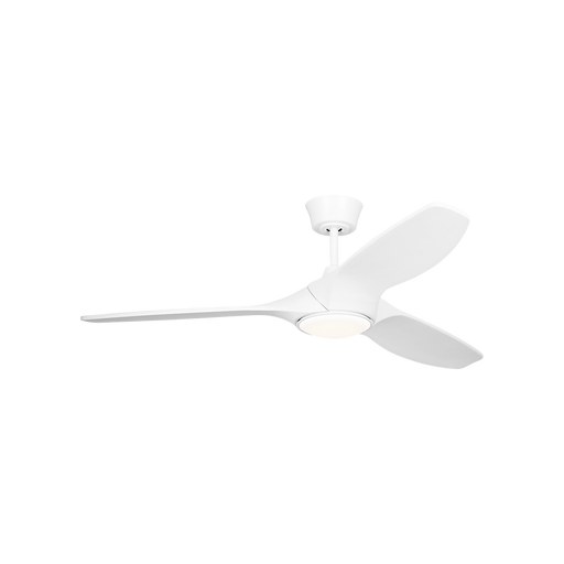 Generation Lighting Selen Smart 52 Inch LED Ceiling Fan Matte White Finish Matte White Blades (3SLNSM52RZWD)