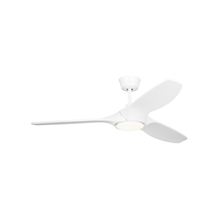 Generation Lighting Selen Smart 52 Inch LED Ceiling Fan Matte White Finish Matte White Blades (3SLNSM52RZWD)