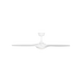 Generation Lighting Selen Smart 52 Inch LED Ceiling Fan Matte White Finish Matte White Blades (3SLNSM52RZWD)