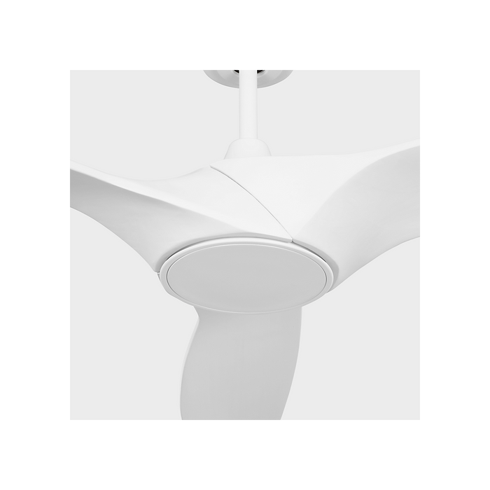 Generation Lighting Selen Smart 60 Inch LED Ceiling Fan Matte White Finish Matte White Blades (3SLNSM60RZWD)