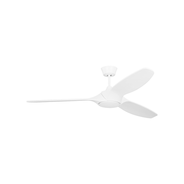 Generation Lighting Selen Smart 60 Inch LED Ceiling Fan Matte White Finish Matte White Blades (3SLNSM60RZWD)
