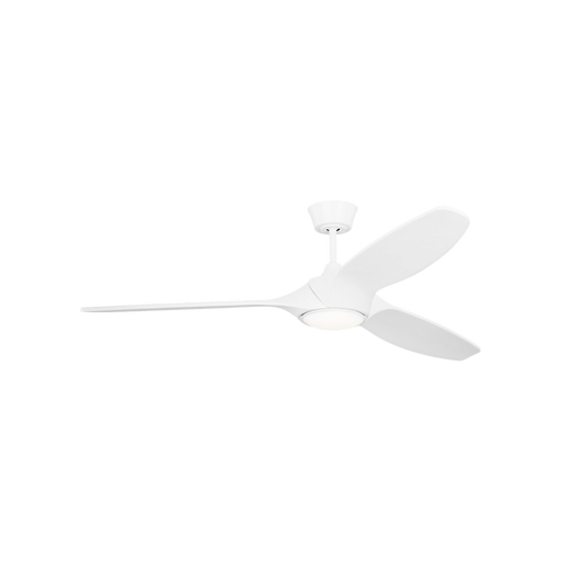 Generation Lighting Selen Smart 60 Inch LED Ceiling Fan Matte White Finish Matte White Blades (3SLNSM60RZWD)