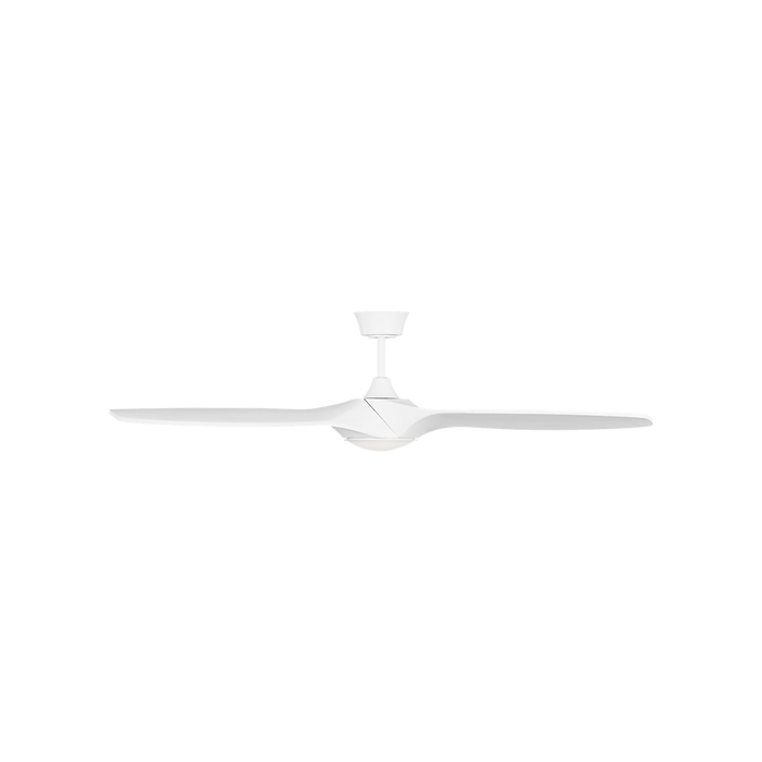 Generation Lighting Selen Smart 60 Inch LED Ceiling Fan Matte White Finish Matte White Blades (3SLNSM60RZWD)