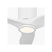 Generation Lighting Seyra Smart 44 Inch Hugger LED Ceiling Fan Matte White Finish Matte White Blades (3SYRHSM44RZWD)
