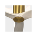 Generation Lighting Seyra Smart 52 Inch Hugger LED Ceiling Fan Burnished Brass Finish Washed White Oak Blades (3SYRHSM52BBSWWOD)