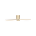 Generation Lighting Seyra Smart 52 Inch Hugger LED Ceiling Fan Burnished Brass Finish Washed White Oak Blades (3SYRHSM52BBSWWOD)
