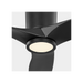 Generation Lighting Seyra Smart 52 Inch Hugger LED Ceiling Fan Midnight Black Finish Midnight Black Blades (3SYRHSM52MBKD)