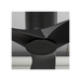 Generation Lighting Seyra Smart 52 Inch Hugger LED Ceiling Fan Midnight Black Finish Midnight Black Blades (3SYRHSM52MBKD)