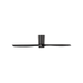 Generation Lighting Seyra Smart 52 Inch Hugger LED Ceiling Fan Midnight Black Finish Midnight Black Blades (3SYRHSM52MBKD)