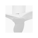 Generation Lighting Seyra Smart 52 Inch Hugger LED Ceiling Fan Matte White Finish Matte White Blades (3SYRHSM52RZWD)