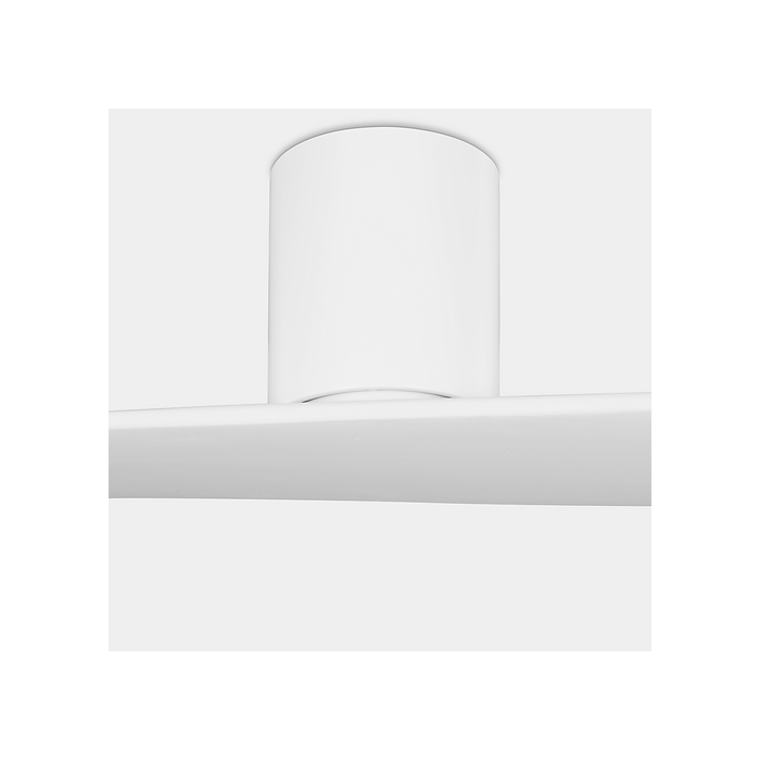Generation Lighting Plank Smart 60 Inch Hugger Ceiling Fan Matte White Finish Matte White Blades (2PLHSM60RZW)