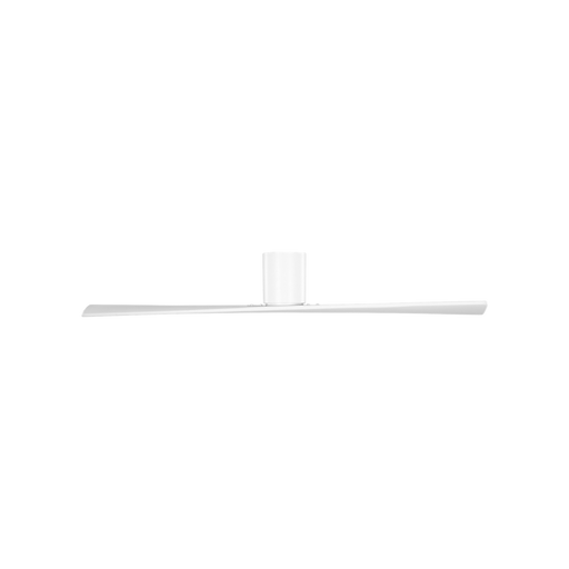 Generation Lighting Plank Smart 60 Inch Hugger Ceiling Fan Matte White Finish Matte White Blades (2PLHSM60RZW)