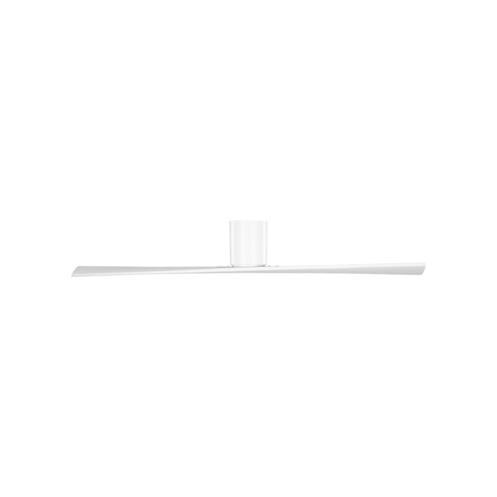 Generation Lighting Plank Smart 60 Inch Hugger Ceiling Fan Matte White Finish Matte White Blades (2PLHSM60RZW)