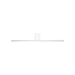 Generation Lighting Plank Smart 60 Inch Hugger Ceiling Fan Matte White Finish Matte White Blades (2PLHSM60RZW)