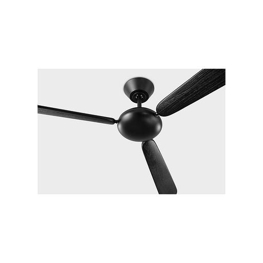 Generation Lighting Pod Smart 64 Ceiling Fan Midnight Black Finish Ebony Blades (3PODSM64MBKEBY)