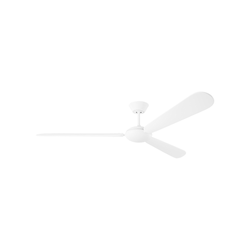 Generation Lighting Pod Smart 64 Ceiling Fan Matte White Finish Matte White Blades (3PODSM64RZW)