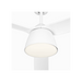 Generation Lighting Studio Smart 60 Inch LED Ceiling Fan Matte White Finish Matte White Blades (3STUSM60RZWD)