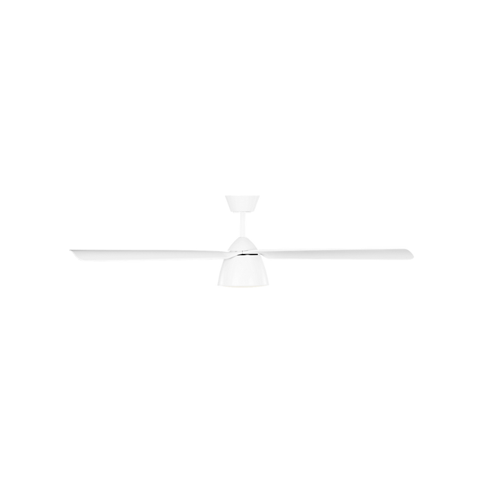 Generation Lighting Studio Smart 60 Inch LED Ceiling Fan Matte White Finish Matte White Blades (3STUSM60RZWD)