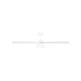 Generation Lighting Studio Smart 60 Inch LED Ceiling Fan Matte White Finish Matte White Blades (3STUSM60RZWD)