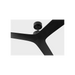 Generation Lighting Tri Plank Smart 57 Ceiling Fan Matte Black Finish Midnight Black Blades (3TPKSM57MBK)