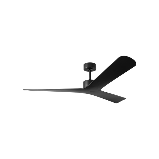 Generation Lighting Tri Plank Smart 57 Ceiling Fan Matte Black Finish Midnight Black Blades (3TPKSM57MBK)