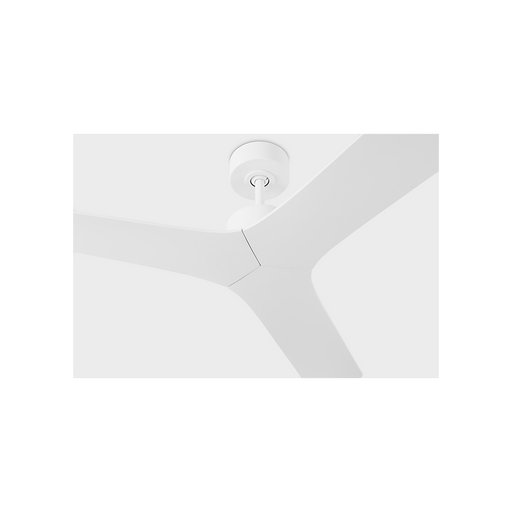 Generation Lighting Tri Plank Smart 57 Ceiling Fan Matte White Finish Matte White Blades (3TPKSM57RZW)
