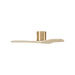Generation Lighting Maverick Smart 44 Inch Hugger Ceiling Fan Burnished Brass Finish Washed White Oak Blades (3MAVHSM44BBSWWO)